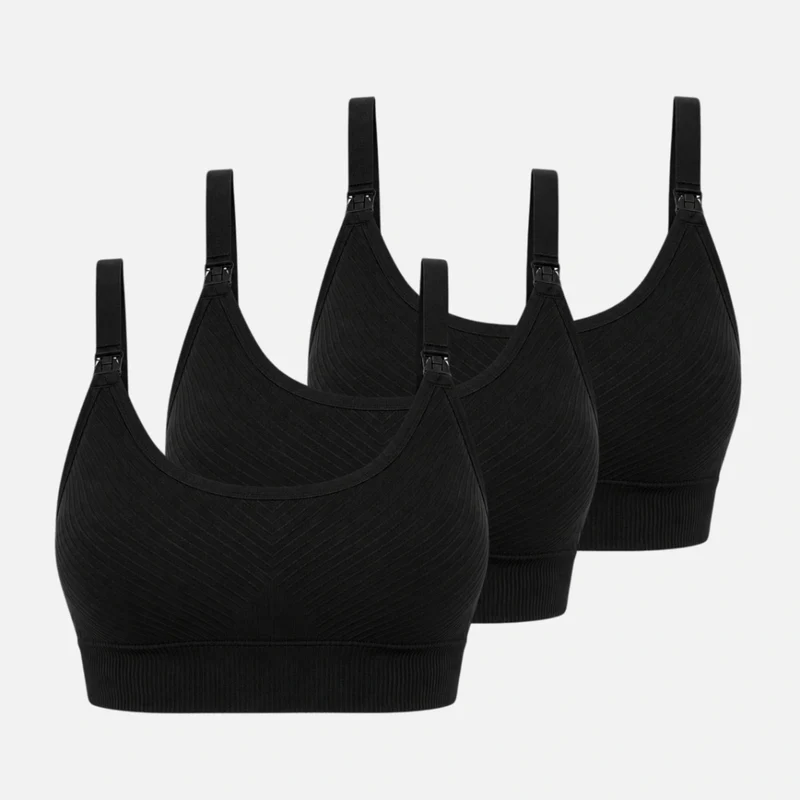 Umstands-BH Seamless | Schwarz