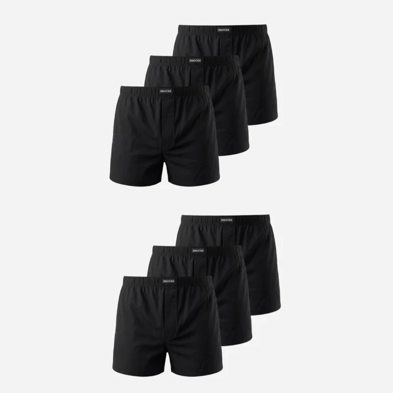 American Boxershorts Jersey | Schwarz