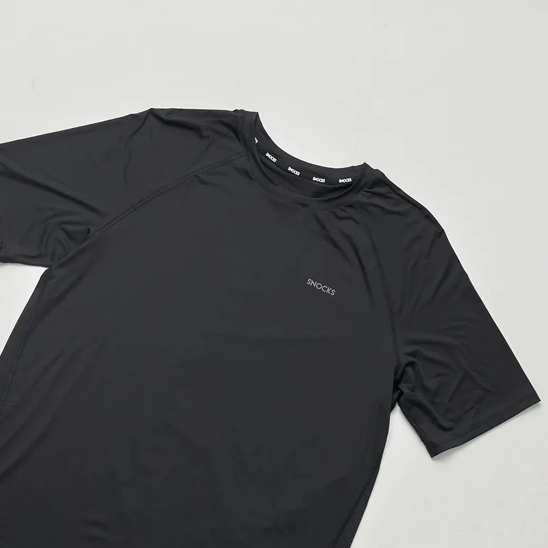 Trainingsshirt Raglan Herren | Schwarz