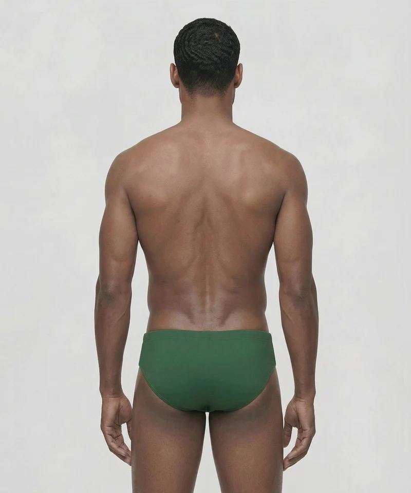 Swim Briefs: Court Green