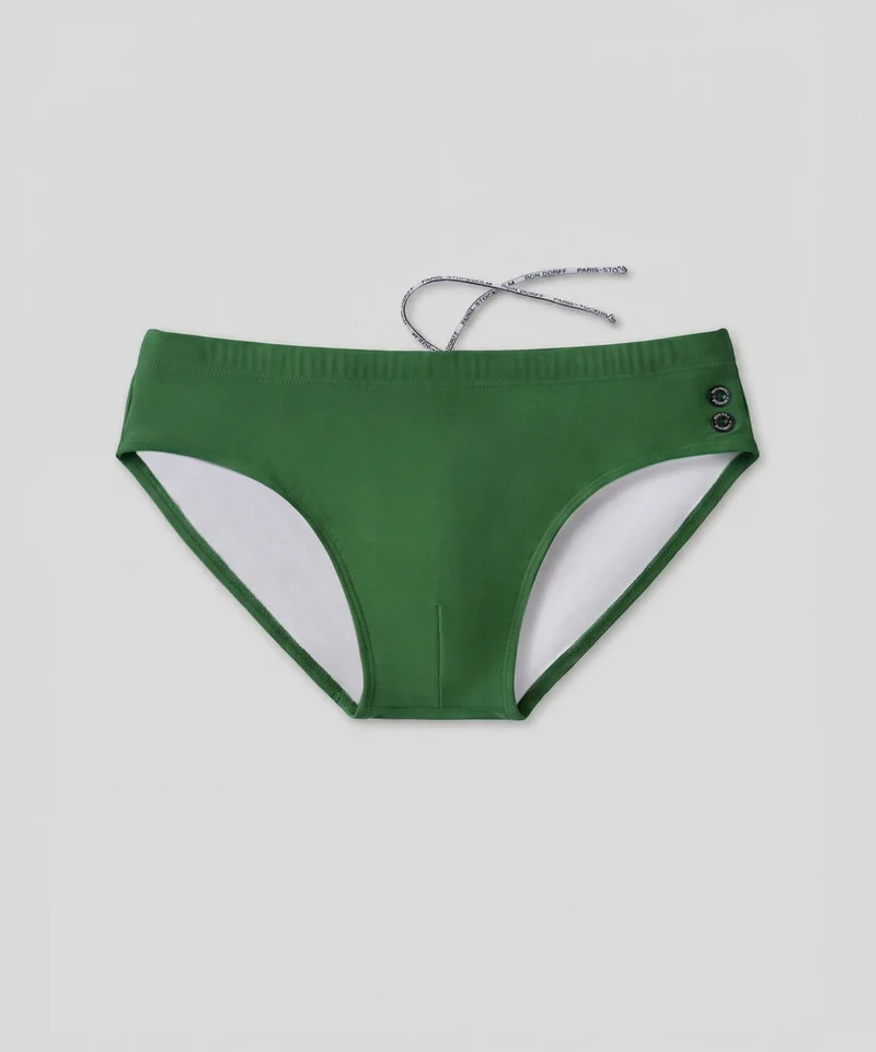 Swim Briefs: Court Green