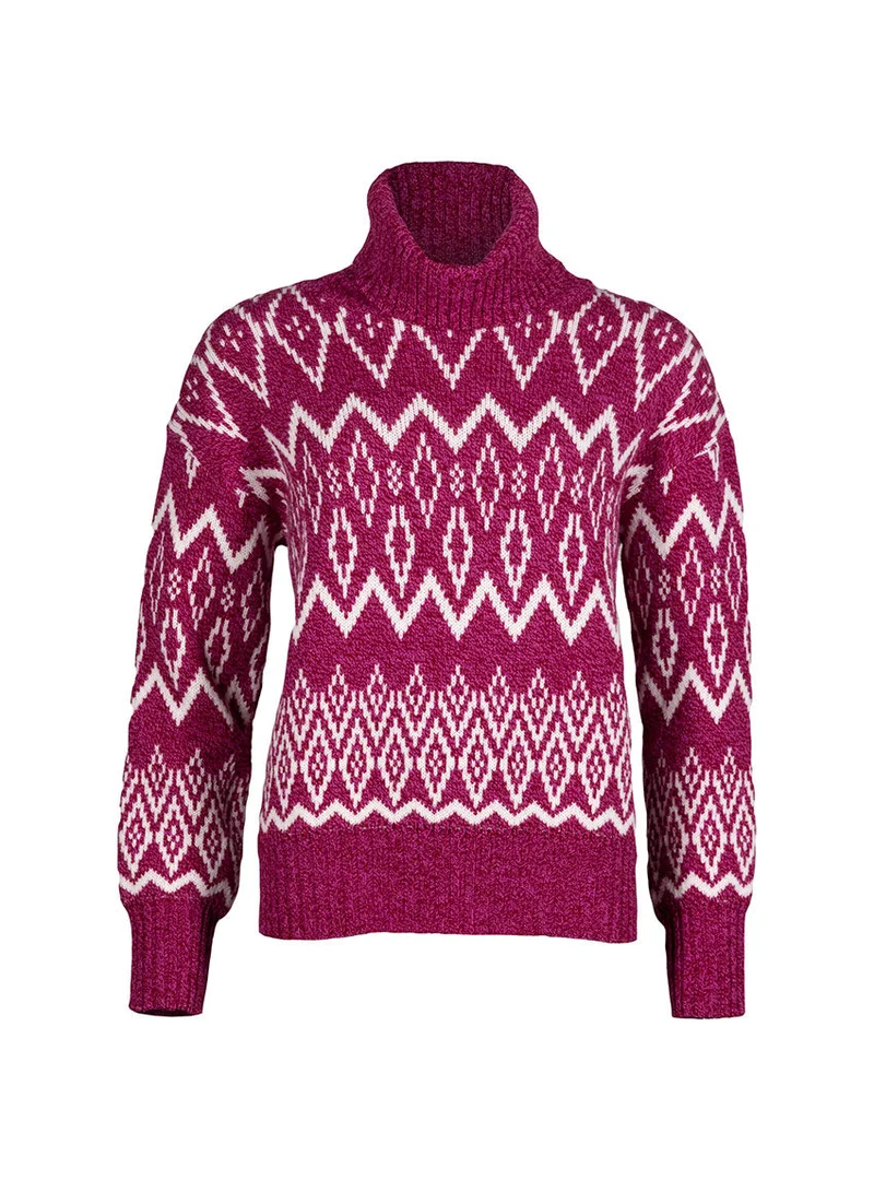 Pull col roulé laine mérinos Émilie
