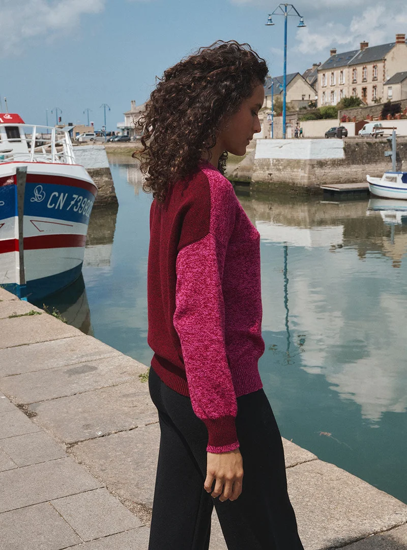 Pull laine mérinos Éva