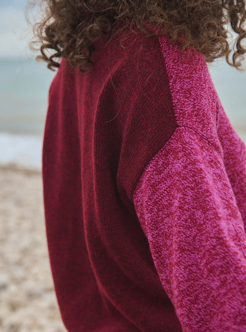 Pull laine mérinos Éva