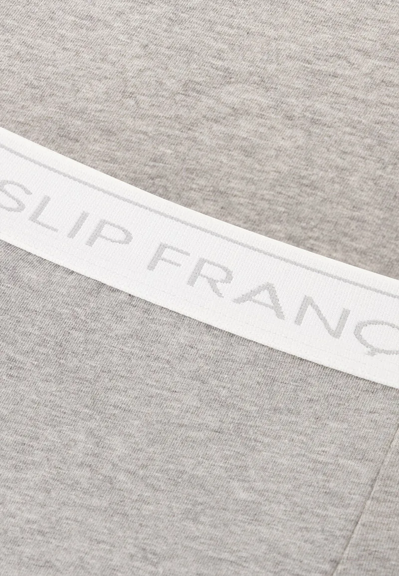 Boxer long gris en coton - Redoutable Long Gris Chiné