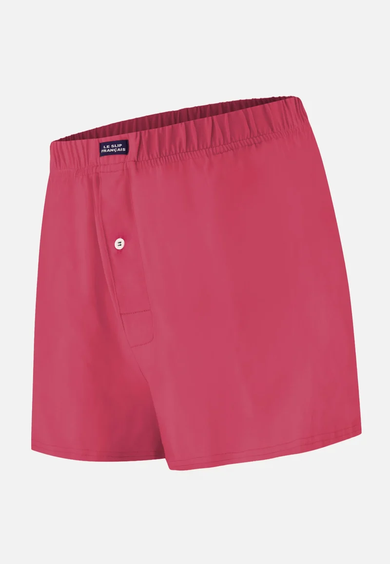 Caleçon rose en jersey de coton - Fredo Rose Cerise