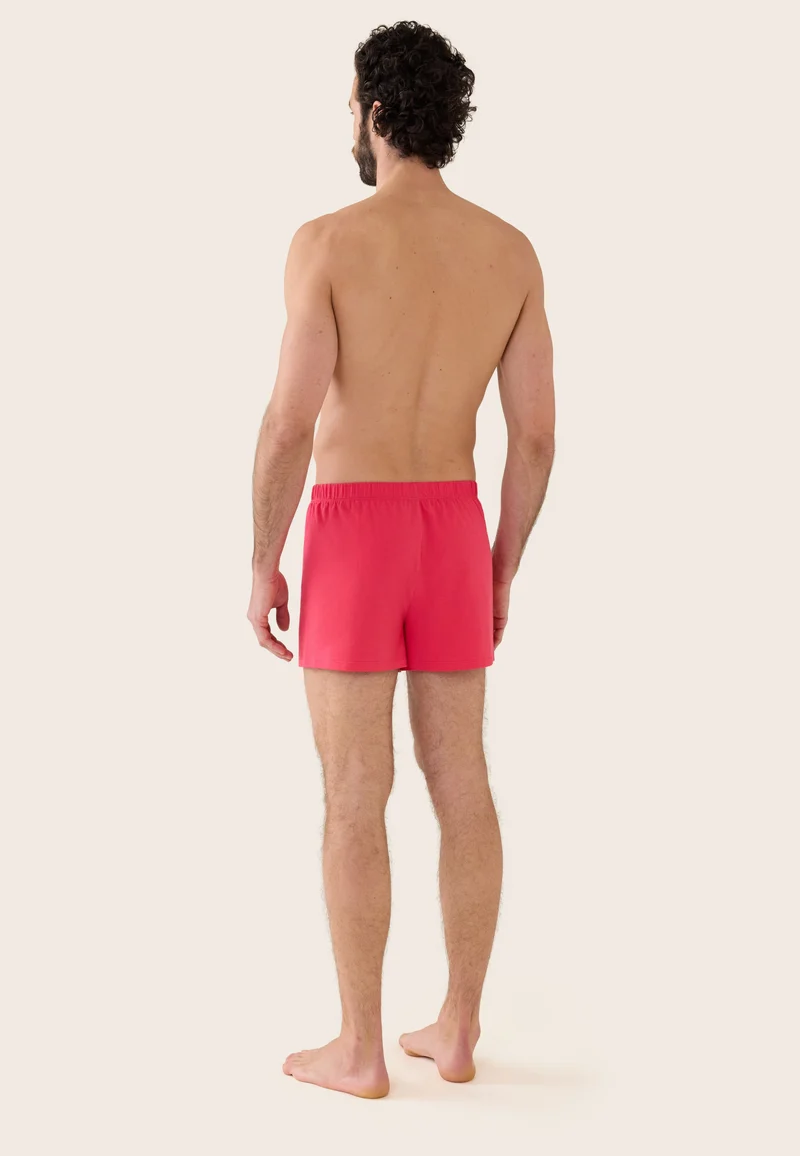 Caleçon rose en jersey de coton - Fredo Rose Cerise