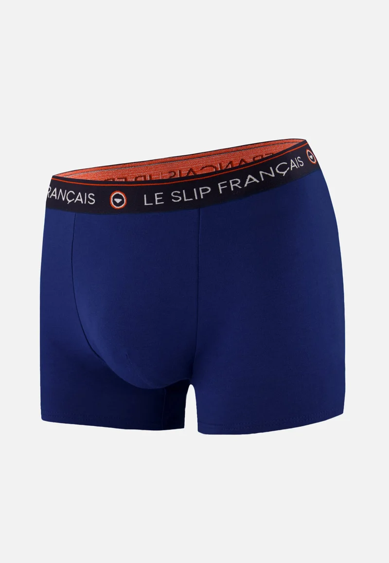 Boxer bleu en coton - Redoutable Indigo