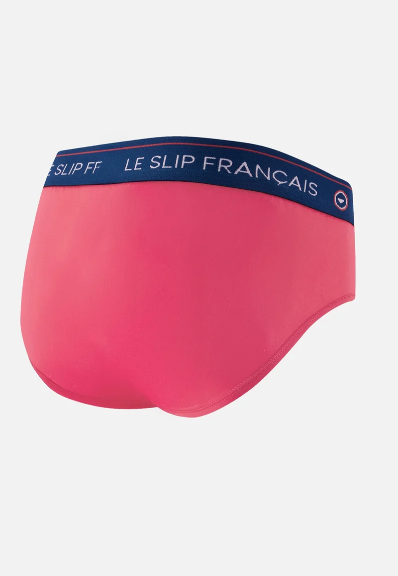 Slip rose en coton - Intrépide Rose Cerise