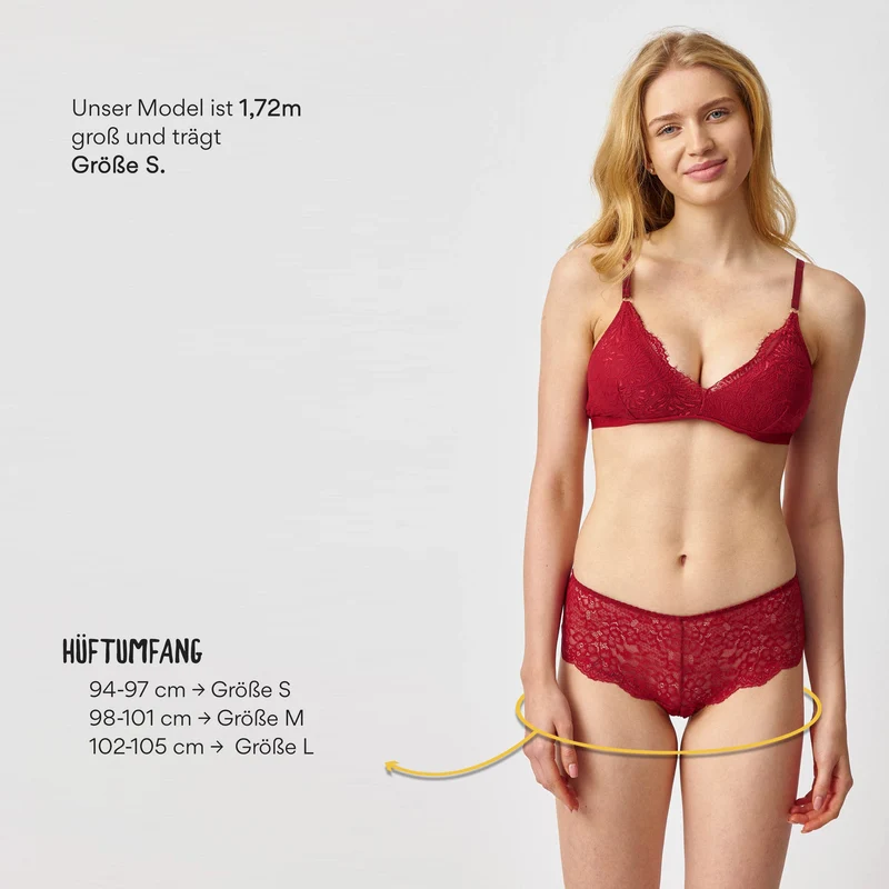 Hipster Panties aus Spitze | Weiß