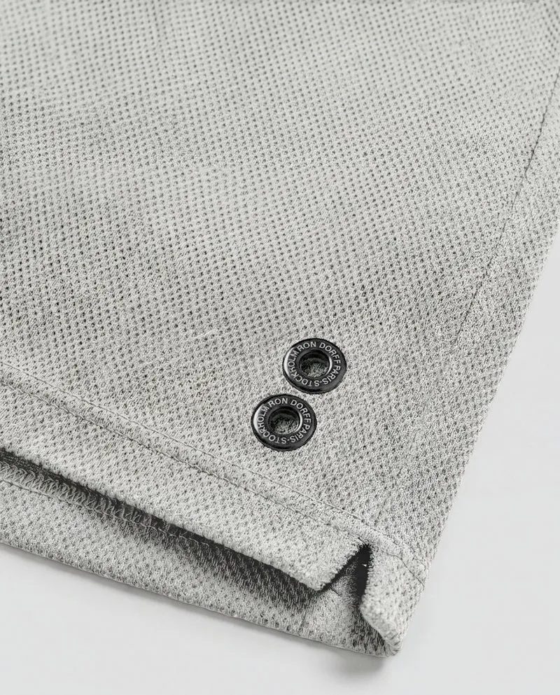 Mesh Home Shorts: Grey Melange