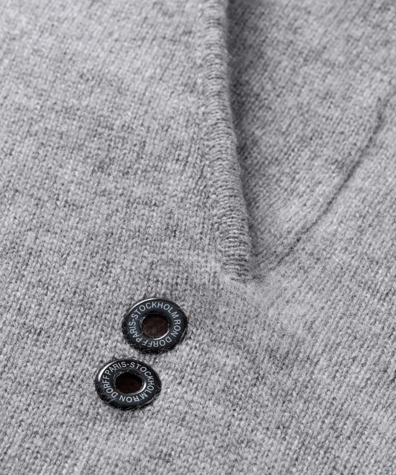 Cashmere Pants: Grey Melange