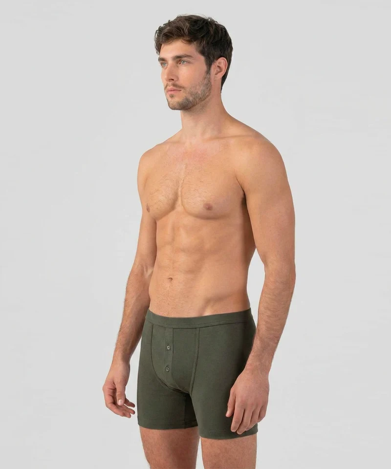 Army Ribbed Night Shorts: Military Green