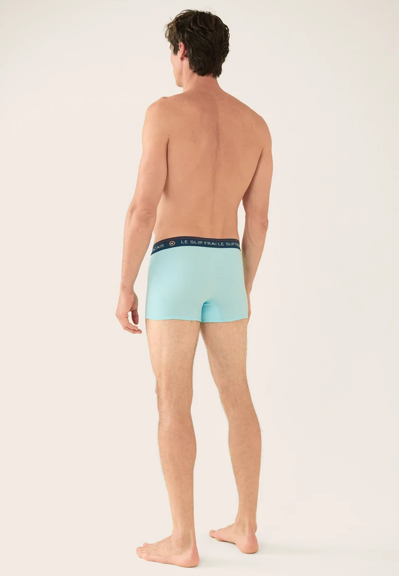 Boxer vert en coton - Redoutable Vert D'Eau