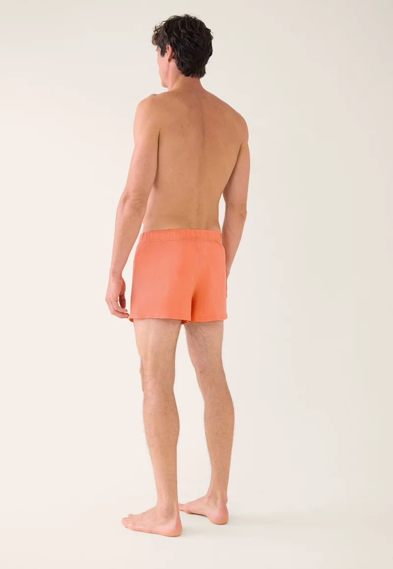 Caleçon rose en jersey de coton - Fredo Rose Pêche