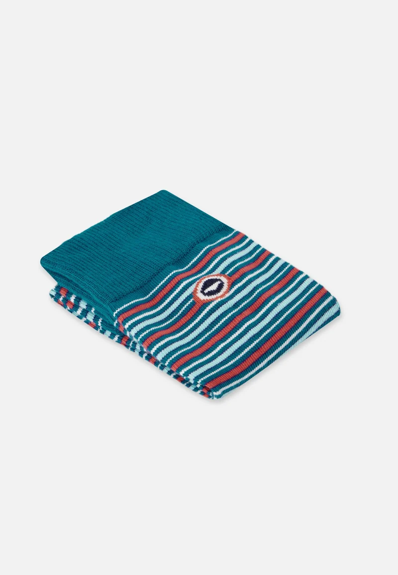 Chaussettes mi-hautes rose à rayures matelas - Lucas Rayure Matelas Rose Cerise