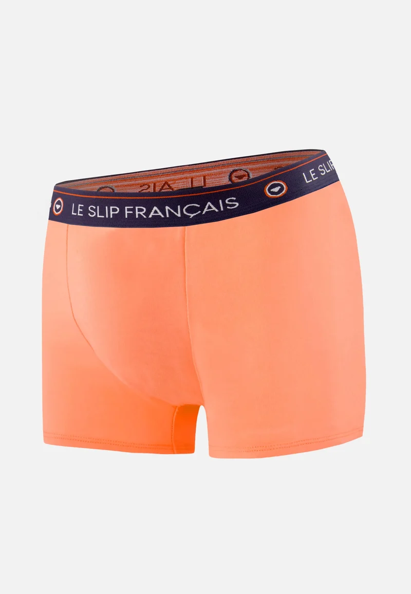 Boxer rose en coton - Redoutable Rose Pêche