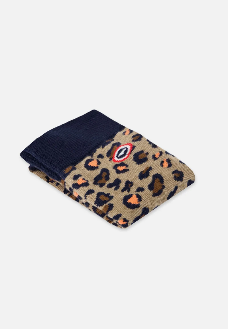 Chaussettes mi-hautes à motifs léopard - Lucas Léopard