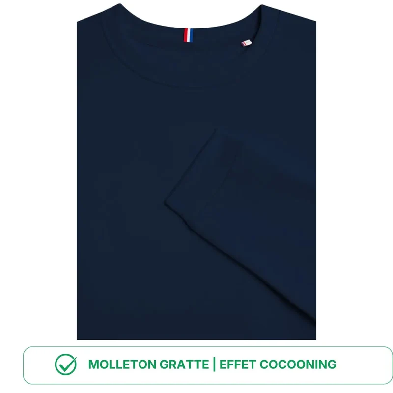 Sweat Femme sans capuche - Molleton gratté
