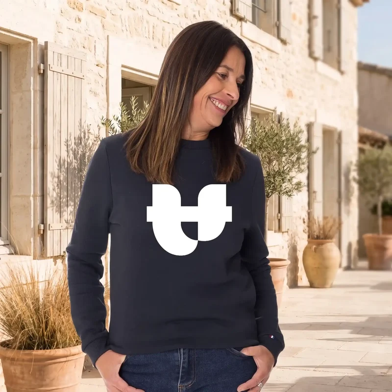 Sweat Femme sans capuche - Molleton gratté