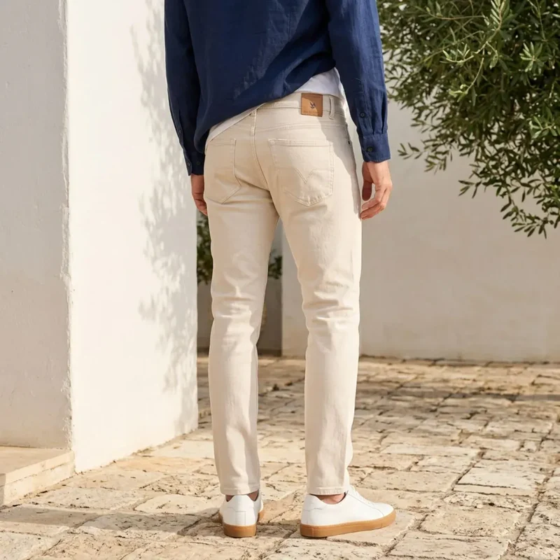 Jean beige Homme | Made In France