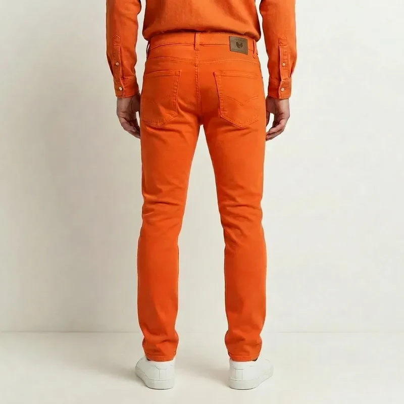 Jean Homme Orange | Made in France