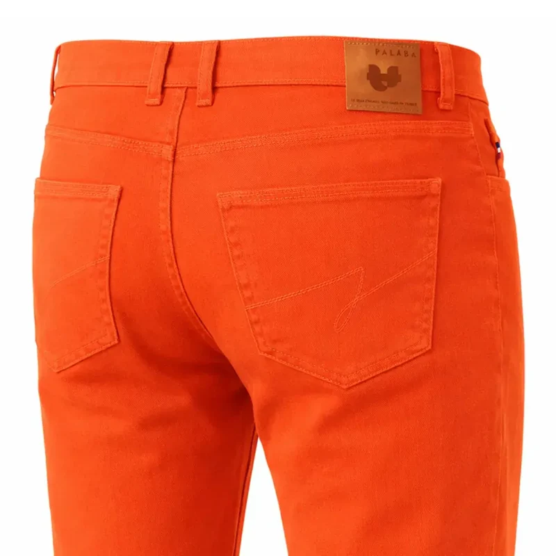 Jean Homme Orange | Made in France