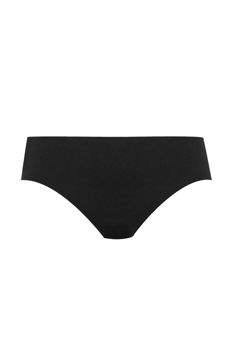 Lot de 3 slips en coton bio Intimement Bio - Blanc / noir / nude