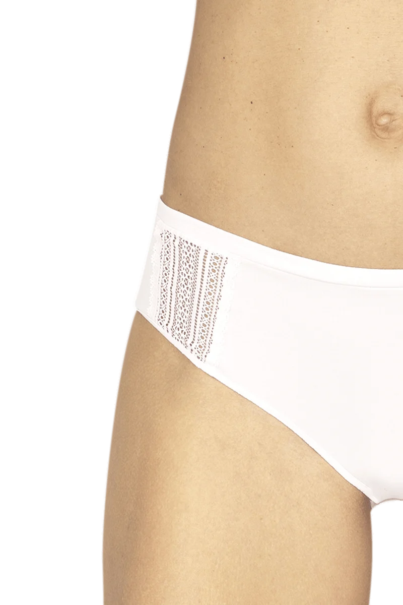 Lot de 2 slips en coton bio Intimement Bio - Blanc