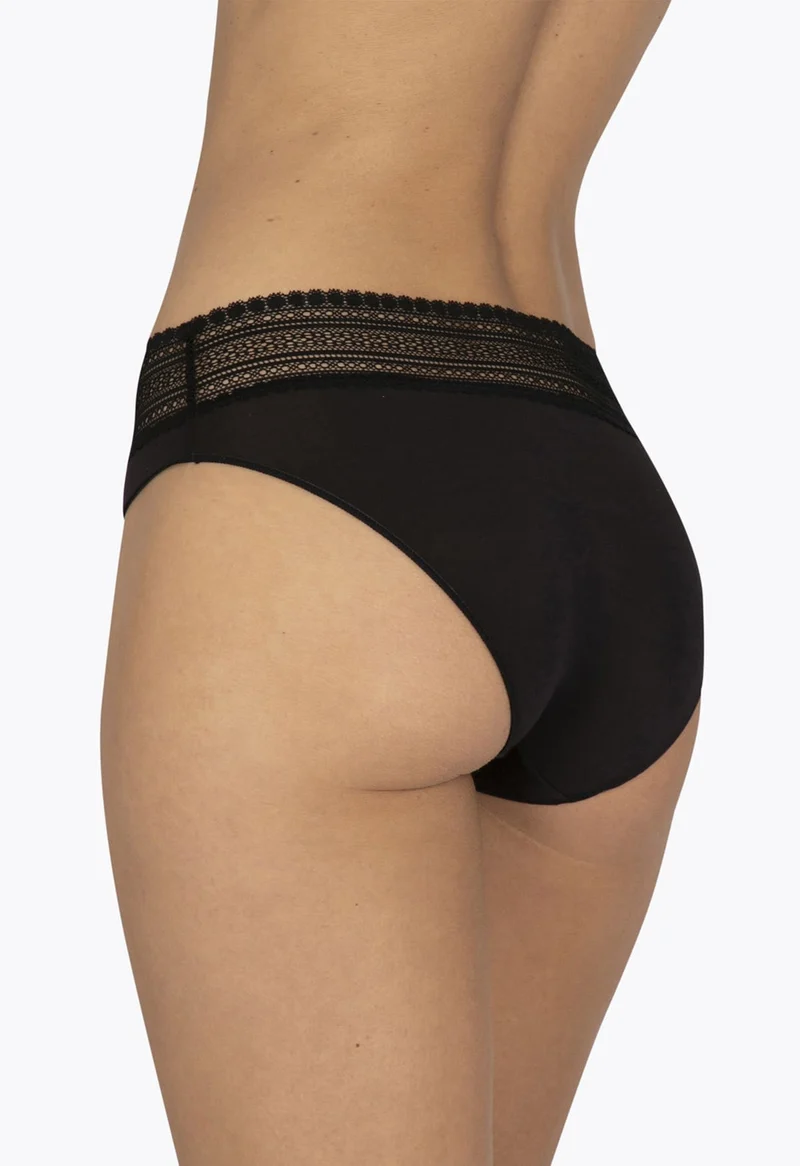 Lot de 2 slips en coton bio Intimement Bio - Noir