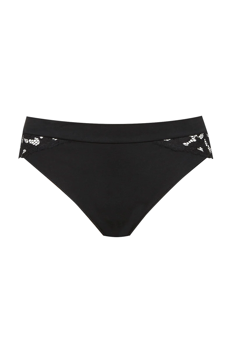 Slip en coton biologique Intimement Bio - Noir