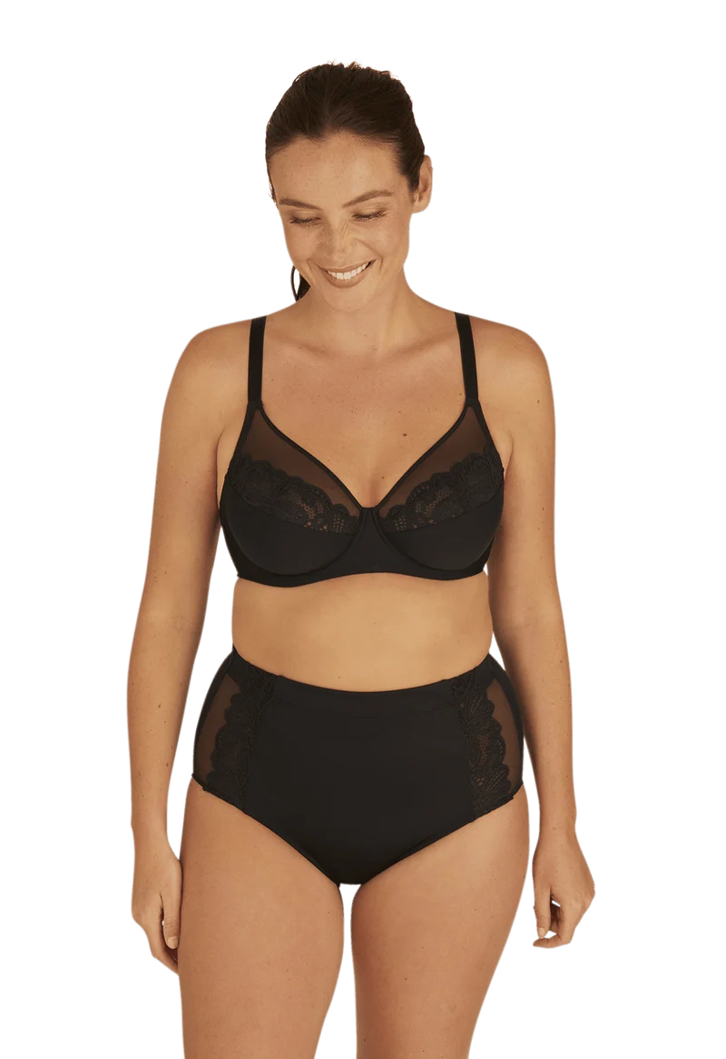 Culotte en dentelle Well Allure L'Original - Noir
