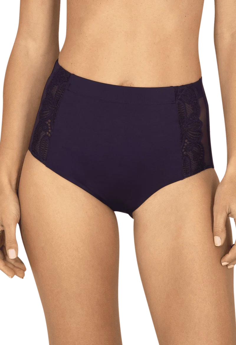 Culotte en dentelle Well Allure L'Original - Bleu nuit