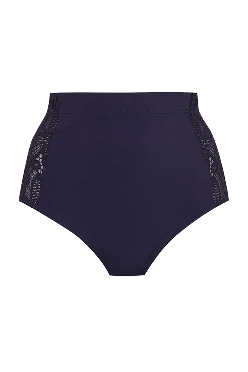 Culotte en dentelle Well Allure L'Original - Bleu nuit