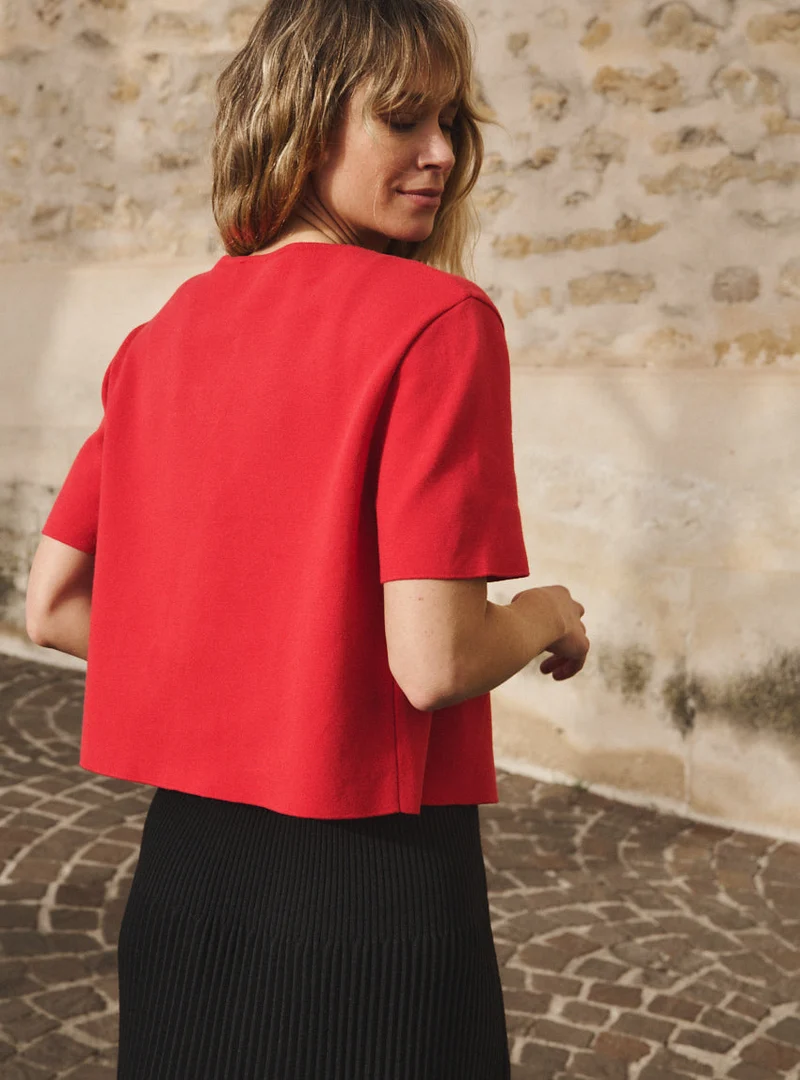 Cardigan manches courtes Diane