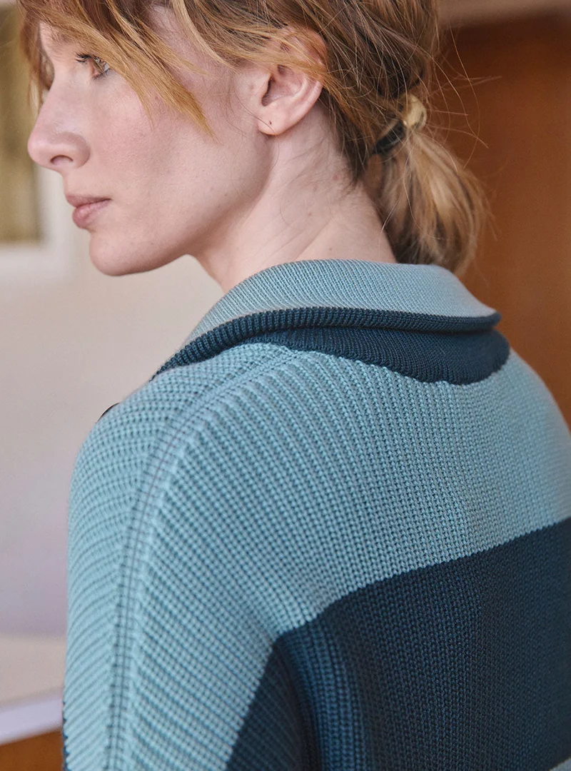 Pull camioneur marinière Claudia