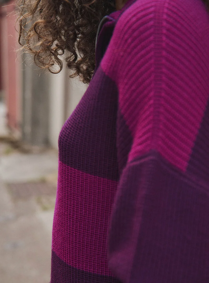 Pull camioneur marinière Claudia