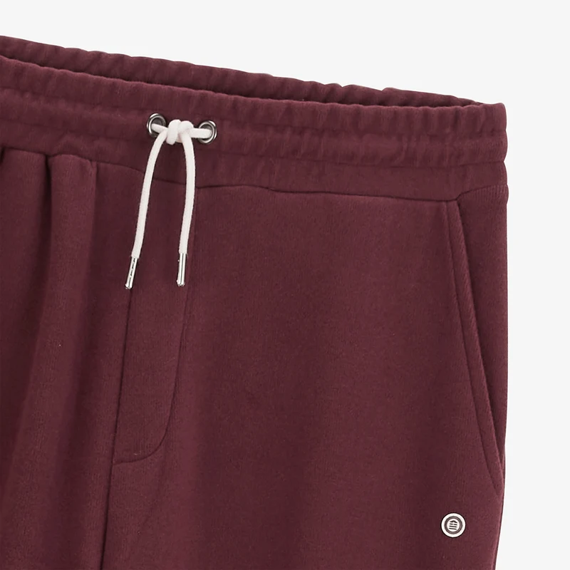 Jogging 100% coton French Rib rouge Paolo