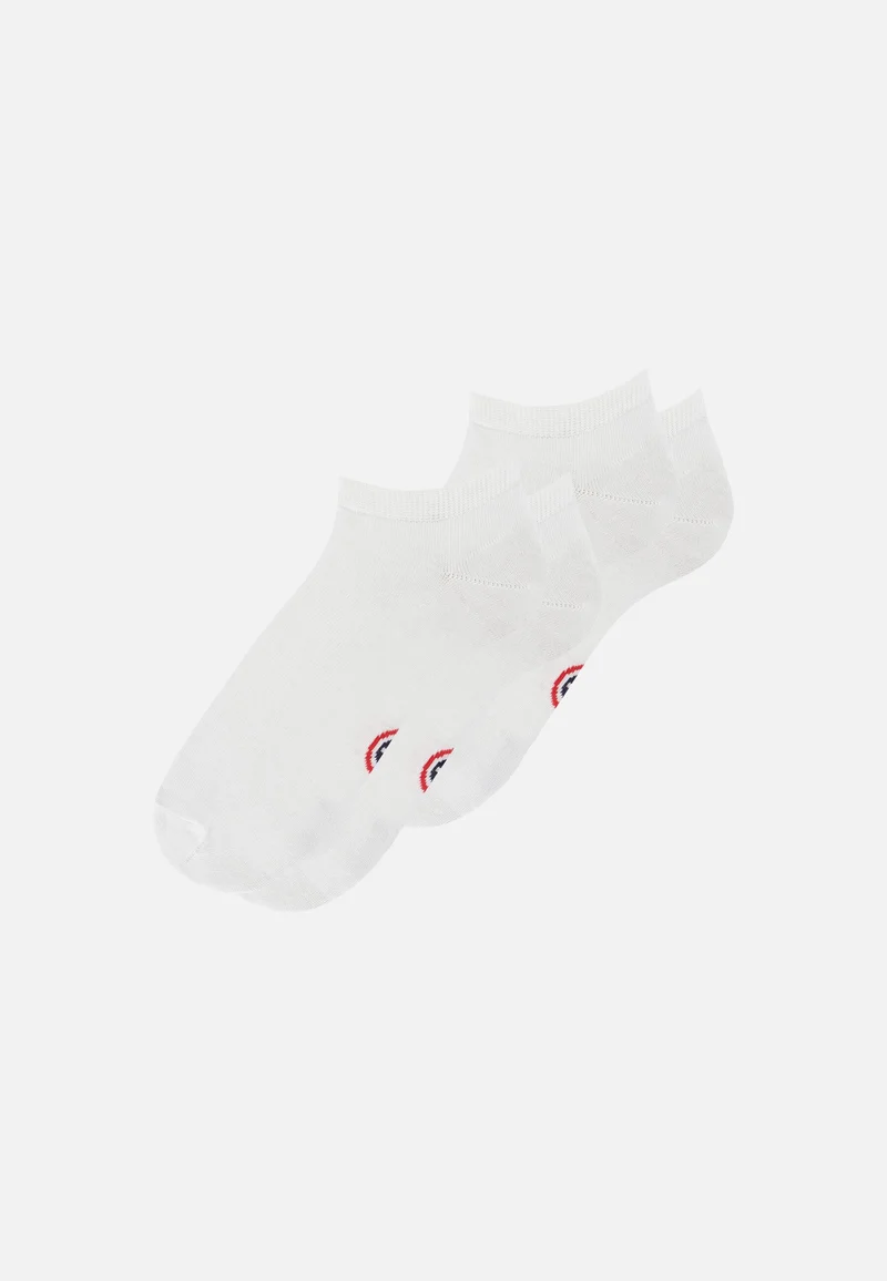 Lot de 2 socquettes en coton - Chaussettes Blanches