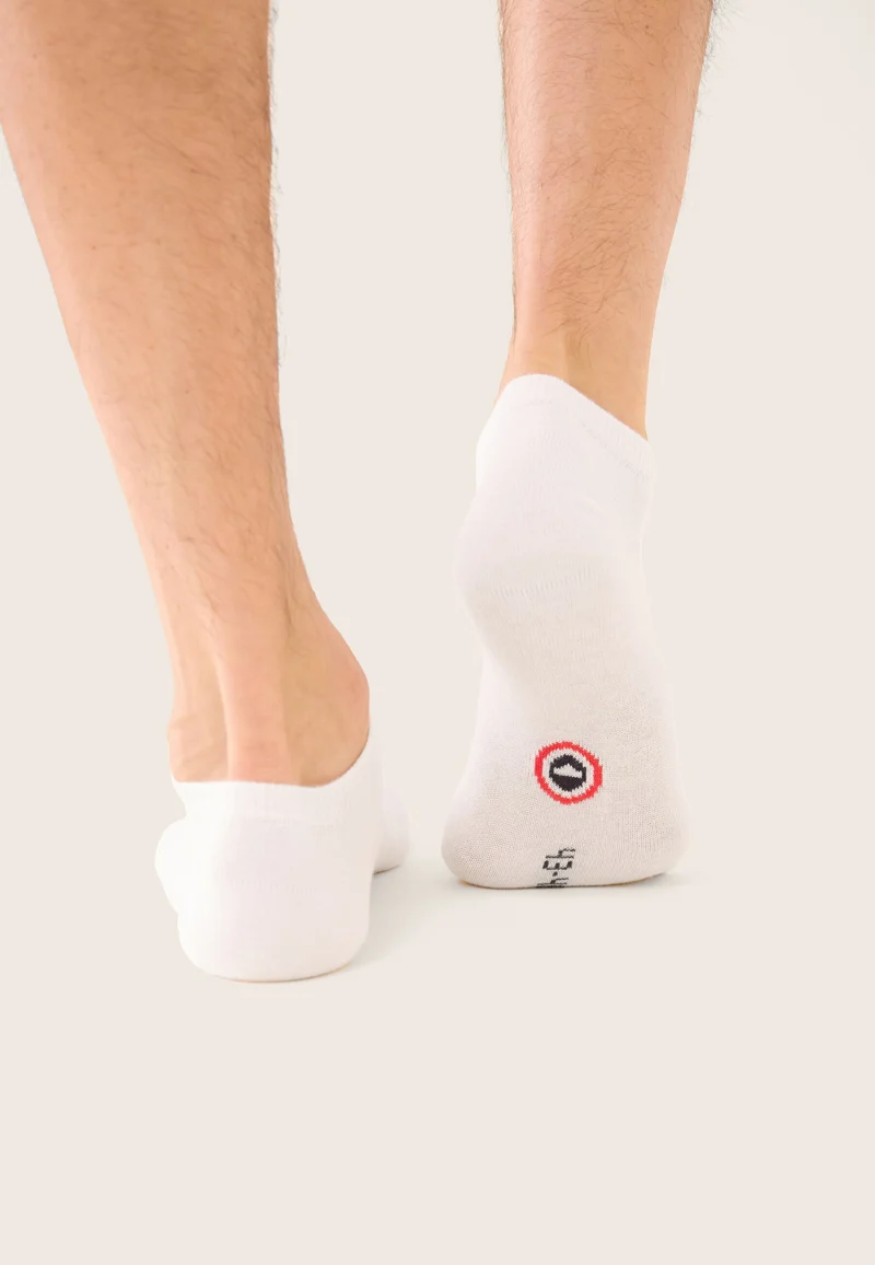 Lot de 7 socquettes en coton - Chaussettes Blanches