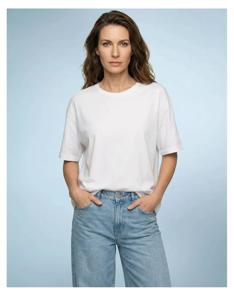 T shirt Oversize femme Blanc