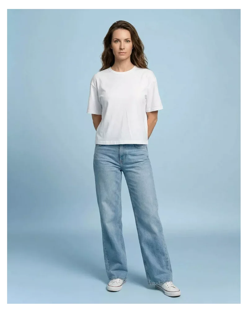 T shirt Oversize femme Blanc