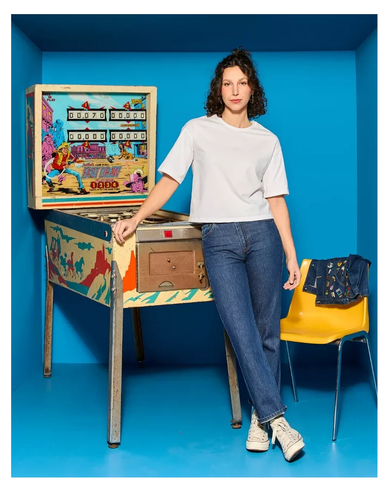 T shirt Oversize femme Blanc