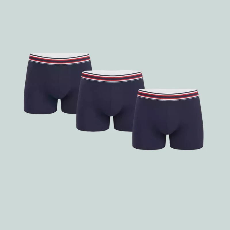 Lot Boxer Homme Bleu Marine | Pack 3