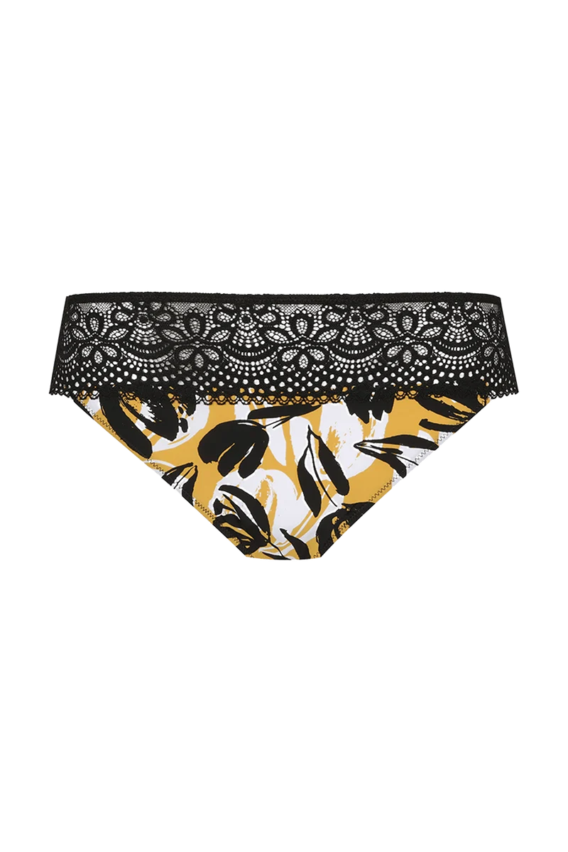 Slip brésilien dentelle et microfibre L'irrésistible - Esquisse