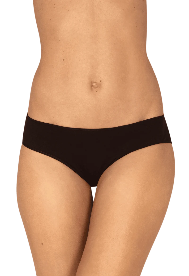 Lot de 3 Slips - Trio Imprimé Floral - Noir / imprimé nacre