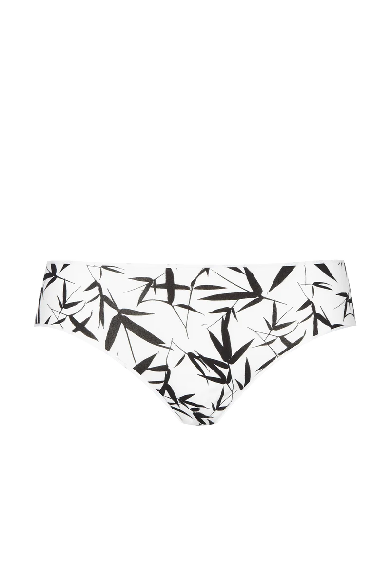 Lot de 3 Slips - Trio Imprimé Floral - Noir / imprimé nacre