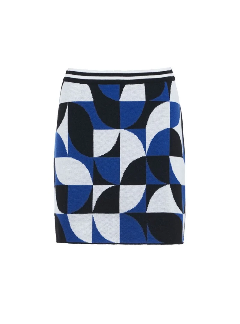 Jupe courte jacquard Beryl