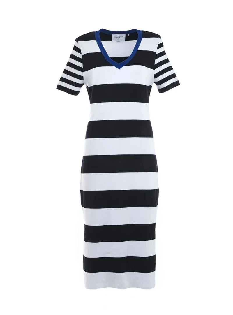 Robe longue marinière Blandine