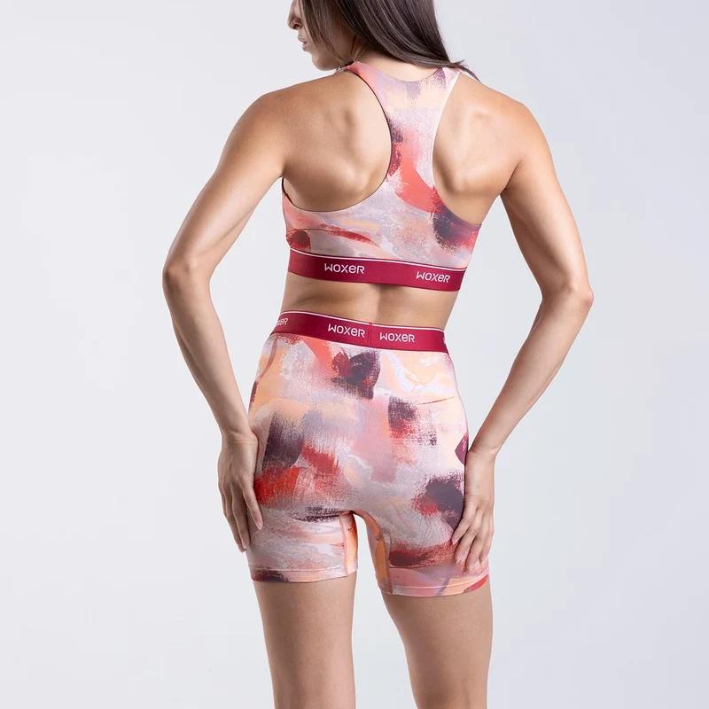 Baller High Waisted Crimson Canvas